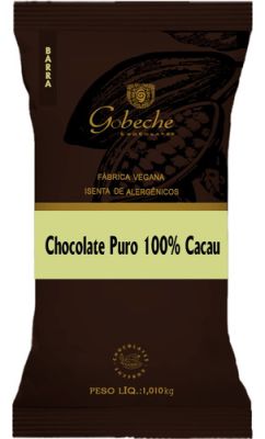 Barra Chocolate Puro 100% Cacau Gobeche - 1,01 kg 1