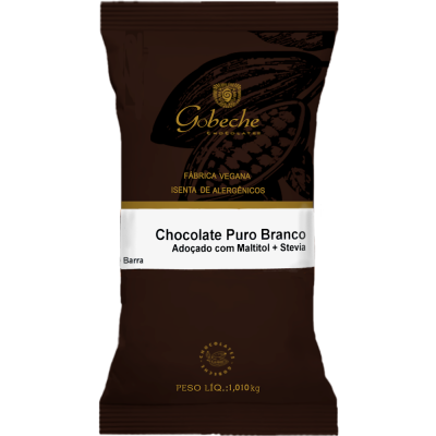 Chocolate Branco Ao Leite De Coco Gobeche Adoçado Maltitol + Stevia