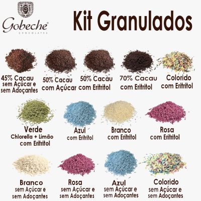 Kit Degustação Granulados - 13 Opções